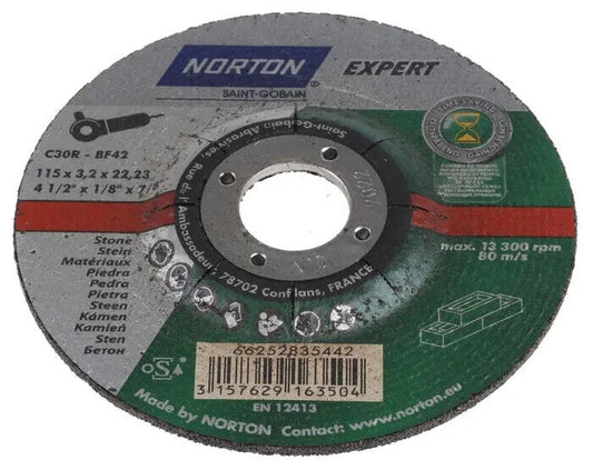 Norton Expert Silicon Carbide Cutting Disc - Precise Cutting with P30 Grit 125mm
