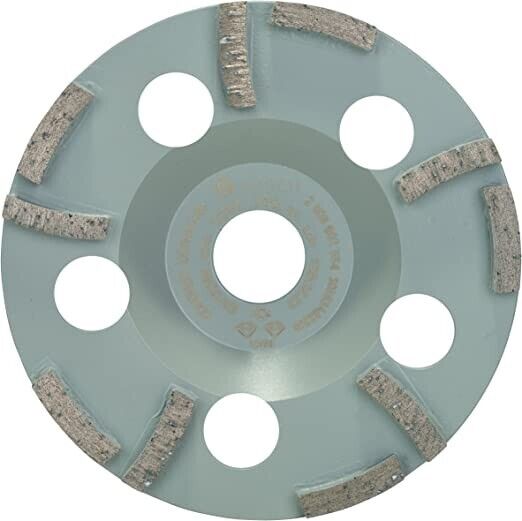 BOSCH BLADE 2608602554 for Concrete Extra-Clean Diamond Grinding Head, 125mm