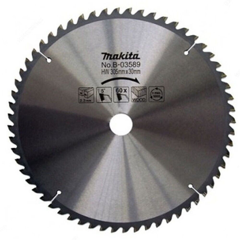 Makita Circular Saw Blade B-03589 - 305 x 30mm, 60 Teeth - Blade for Precise Cutting