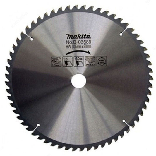Makita Circular Saw Blade B-03589 - 305 x 30mm, 60 Teeth - Blade for Precise Cutting