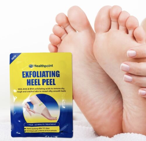 2x Healthpoint Exfoliating Foot Heel Peel Treatment Remove Dry Cracked Skin UK