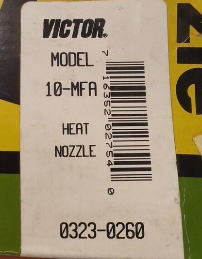 Victor Acetylene Heating Nozzle 10-MFA MFA Sz10 (0323-0260) - Efficient & Versatile Heating Solution