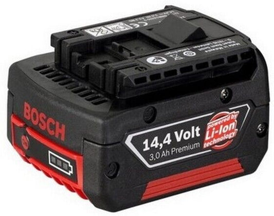 BOSCH BATTERY 3.0AH 14.4V PREMIUM LI-ION BATTERY WITH CHARGE LEVEL FAST UK POST (USED)