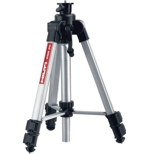 Hilti Tripod PMA 20 (411287) 1.2 m - Stable & Adjustable Support for Multi-Directional Lasers