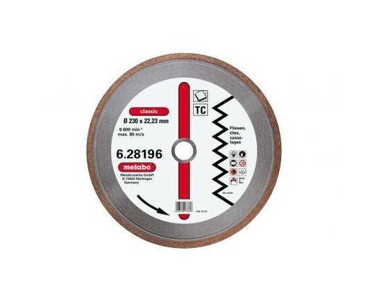 Metabo Dia-TS Professional Tile Blade (628155000) - 230mm x 1.7mm x 22.23mm