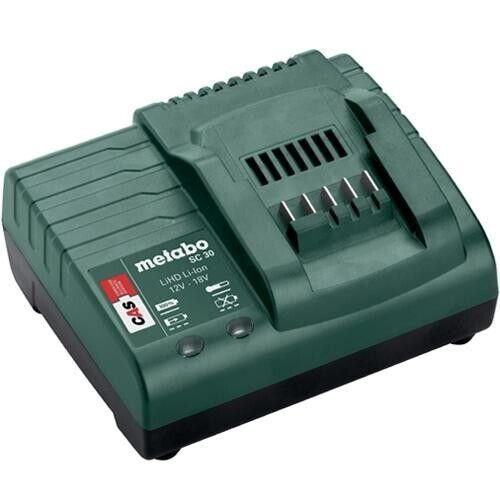 Metabo SC 30 627103000, 12V-18V Li-Ion Battery Charger - Used