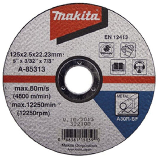 Makita Cutting Wheel A-83618 - A30T, 180mm - Durable & Efficient Cutting Performance