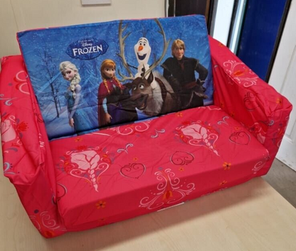 Frozen 58cm Flip Out Home Sofa | Couch | Chair Kids | Children Furniture Red