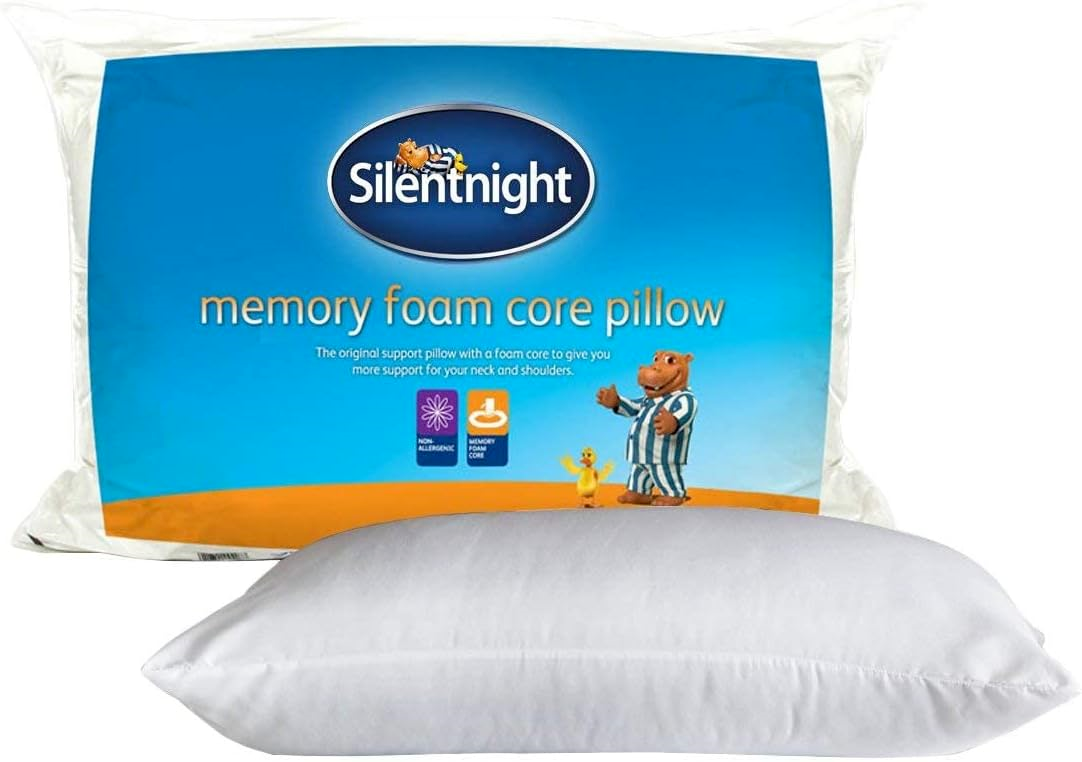 Silentnight Essential Memory Foam Core Pillow Packaging may vary