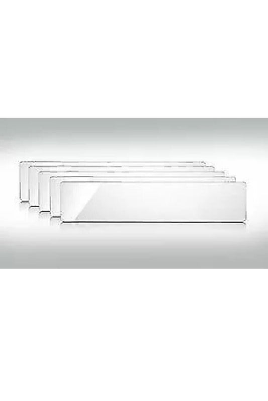 CLEAR ACRYLIC NUMBER PLATE BLANKS --- WET TYPE 2x