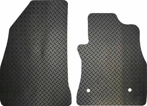 Vauxhall Combo Van 2012-2018 Tailored Black 3mm Diamond Rubber Van Floor Mats