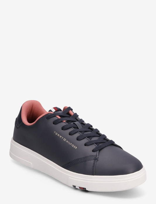 Tommy Hilfiger ELEVATED RBW CUPSOLE LEATHER SNEAKERS - Desert Sky - Tommy Hilfiger casual shoes, RBW Cupsole Leather sneakers, Premium leather sneakers