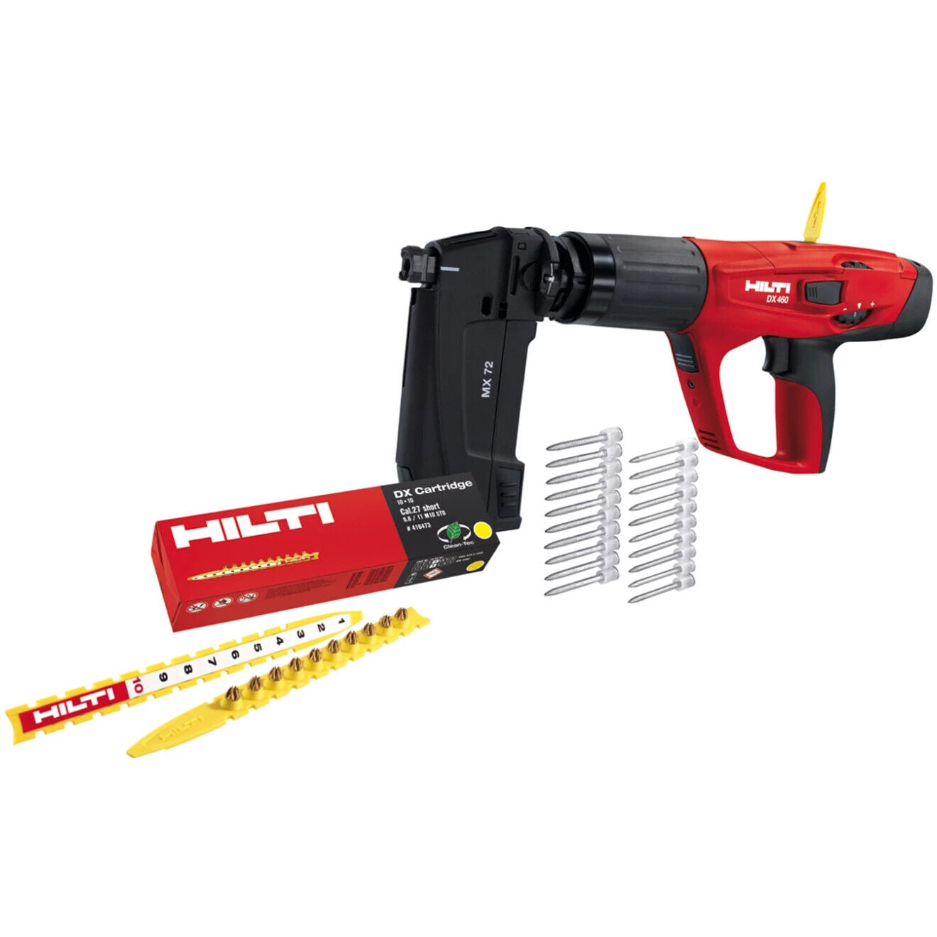 Hilti Nail Gun DX 460 492885 72mm - Fully Automatic Nail Gun for Concrete & Steel (Used)