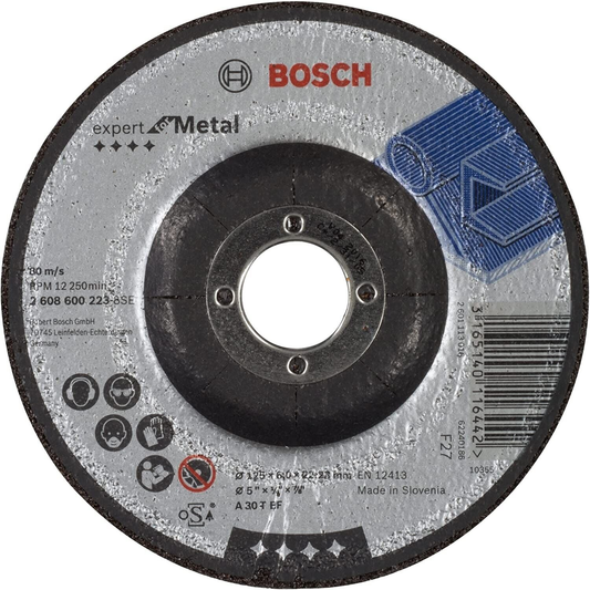 BOSCH BLADE 2608600223 Metal Grinding Disc with Depressed Centre Fast UK Post